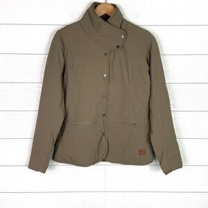 NWT TOAD & CO Aerium Blazer Falcon Brown Nylon Outdoor Jacket XS Transitional